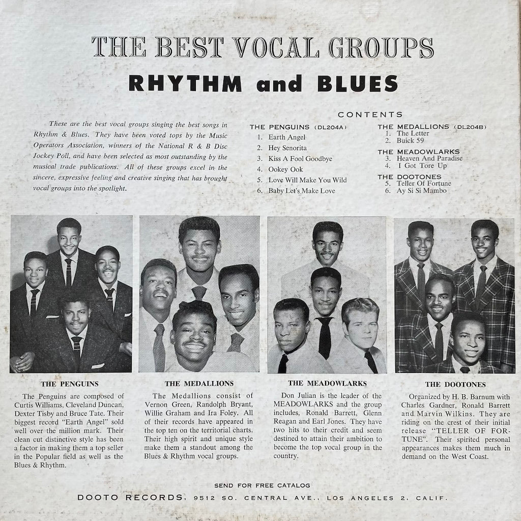 Various - The Best Vocal Groups Rhythm And Blues