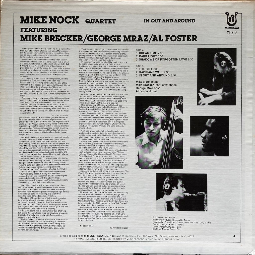 Mike Nock Quartet - In Out and Around