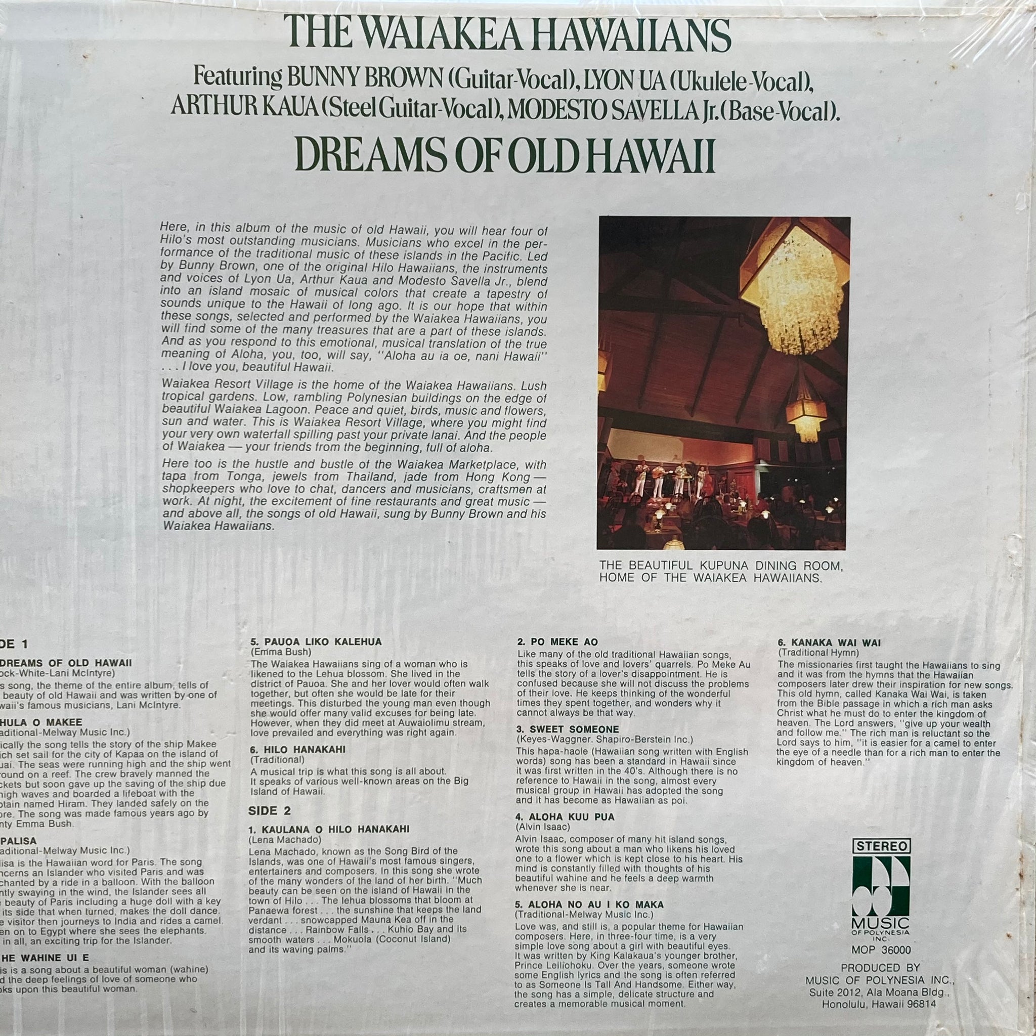 The Waiakea Hawaiians - Dreams of Old Hawaii