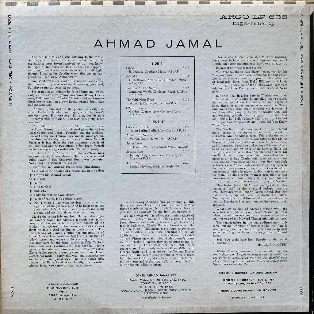 Ahmad Jamal - Ahmad Jamal