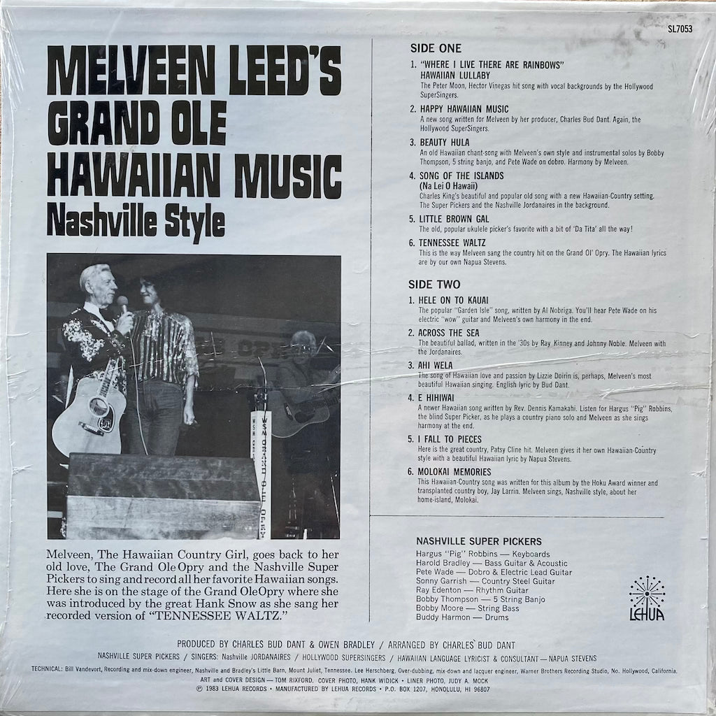 Melveen Leed - Grand Ole Hawaiian Music Nashville Style