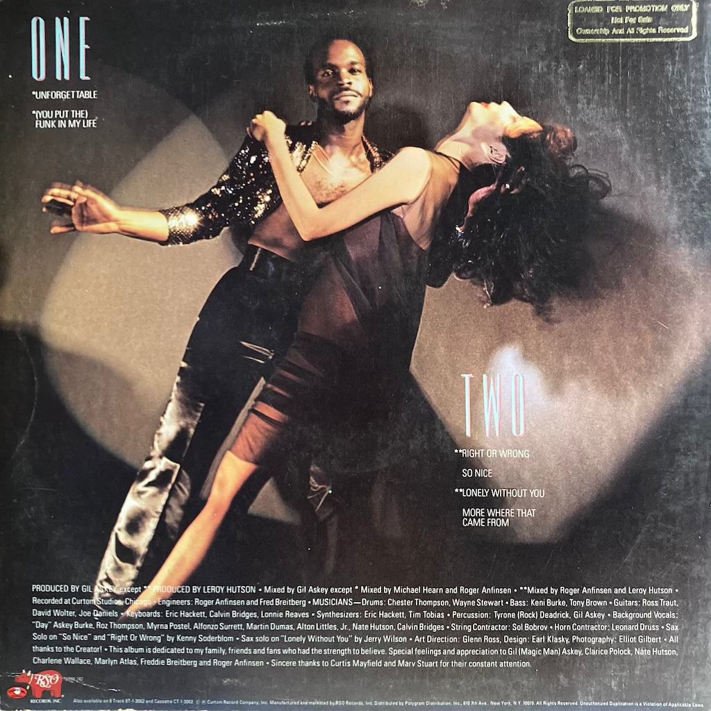 Leroy Hutson - Unforgettable