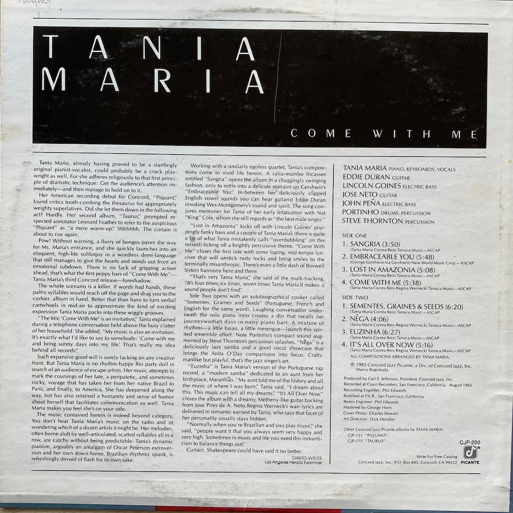 Tania Maria - Come With Me