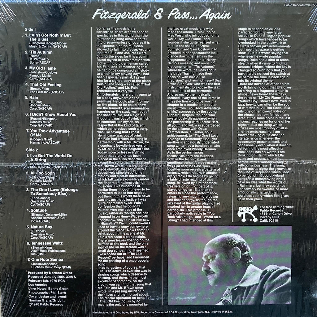 Ella Fitzgerald & Joe Pass - Again