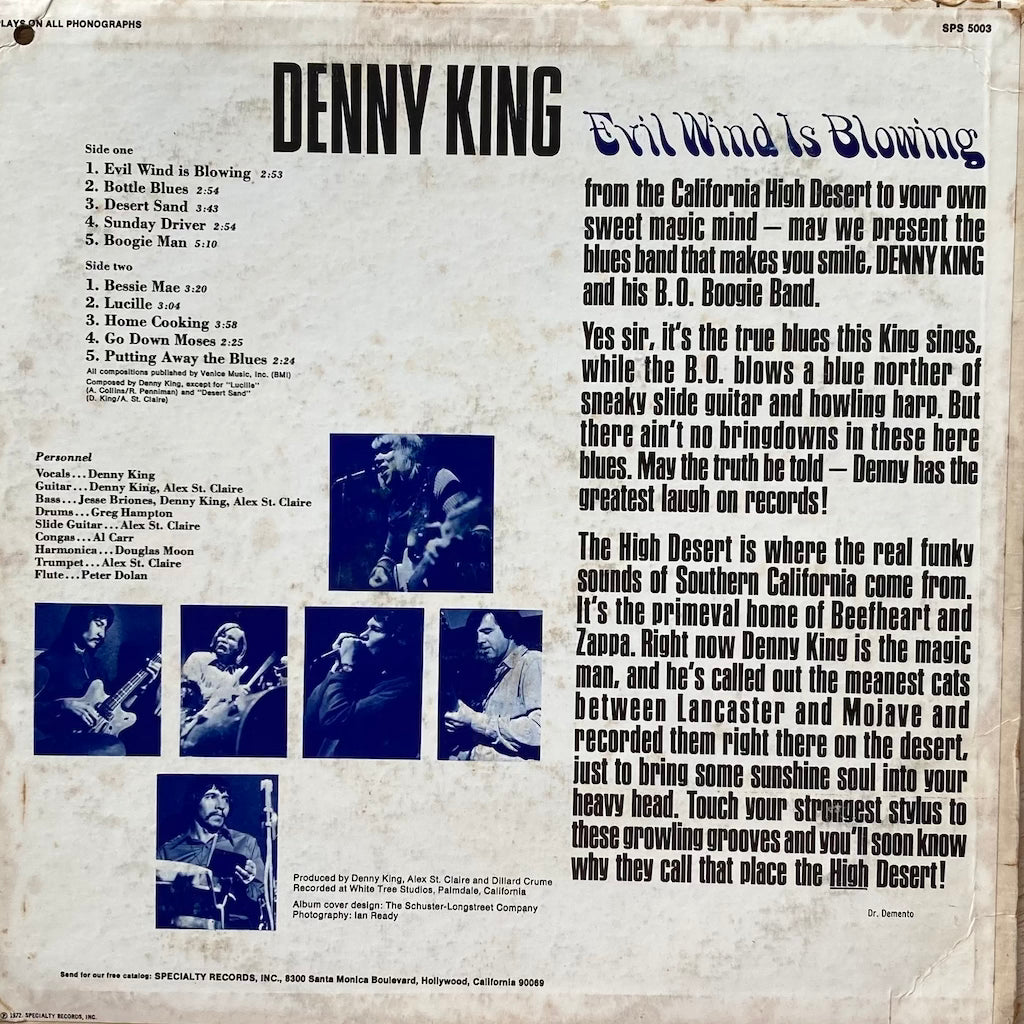 Denny King - Evil Wind Is Blowing