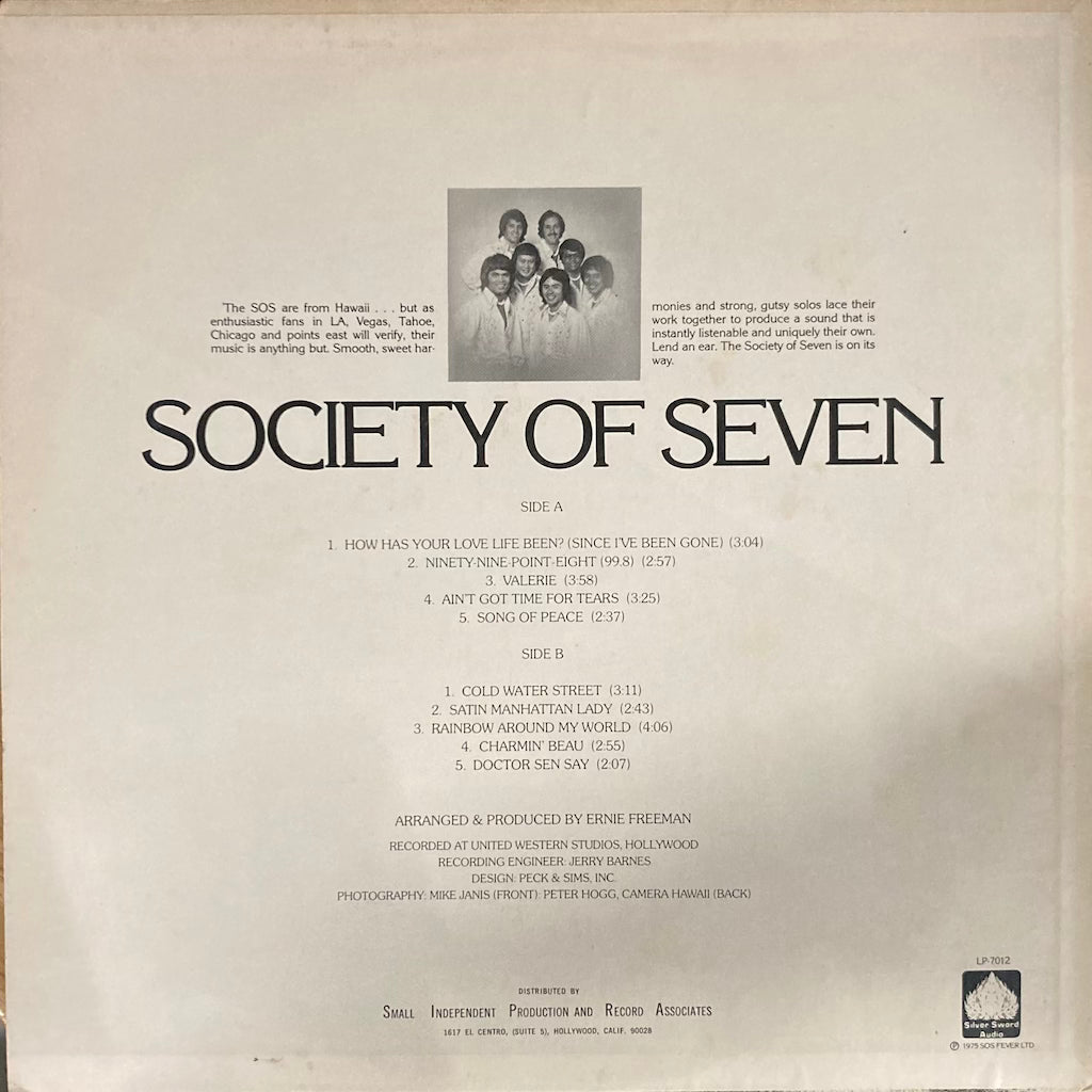 Society of Seven - How Has Your Love Life Been?
