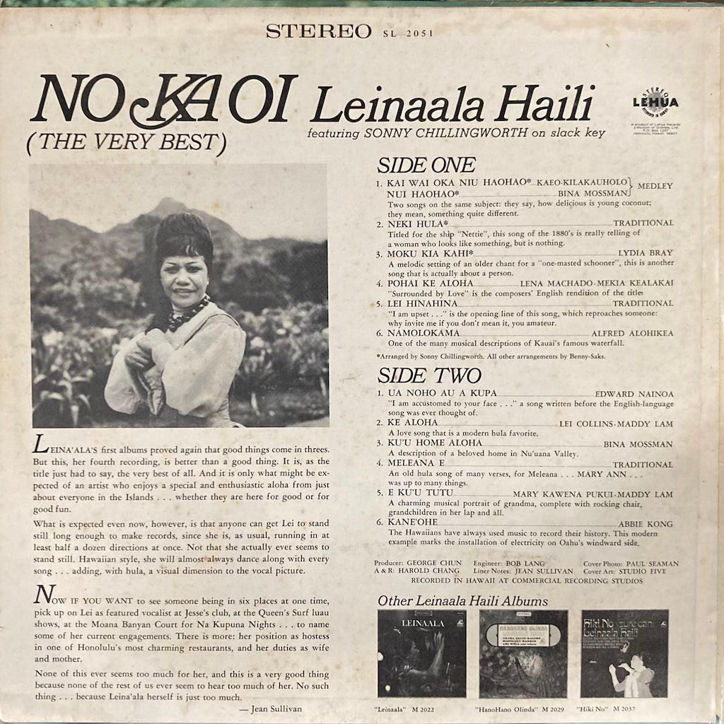 Leinaala Haili - Na Ka Oi (Best of)