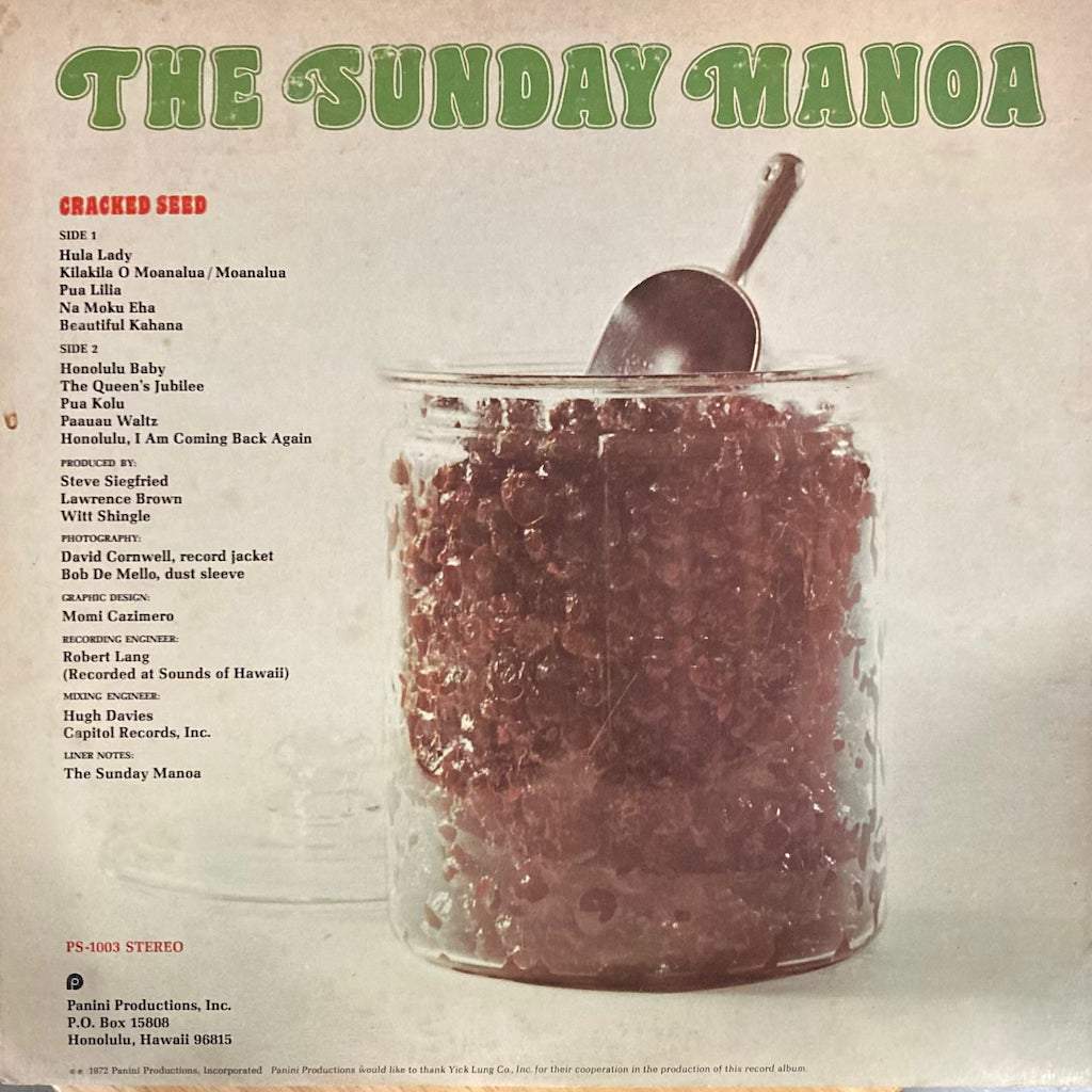 The Sunday Manoa - Cracked Seed