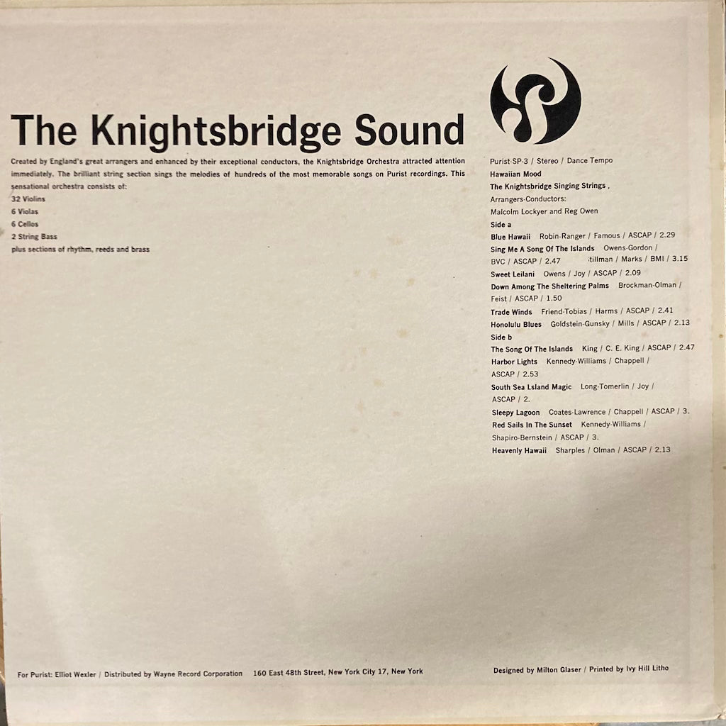 The Knightsbridge Singing Strings - Hawaiian Mood
