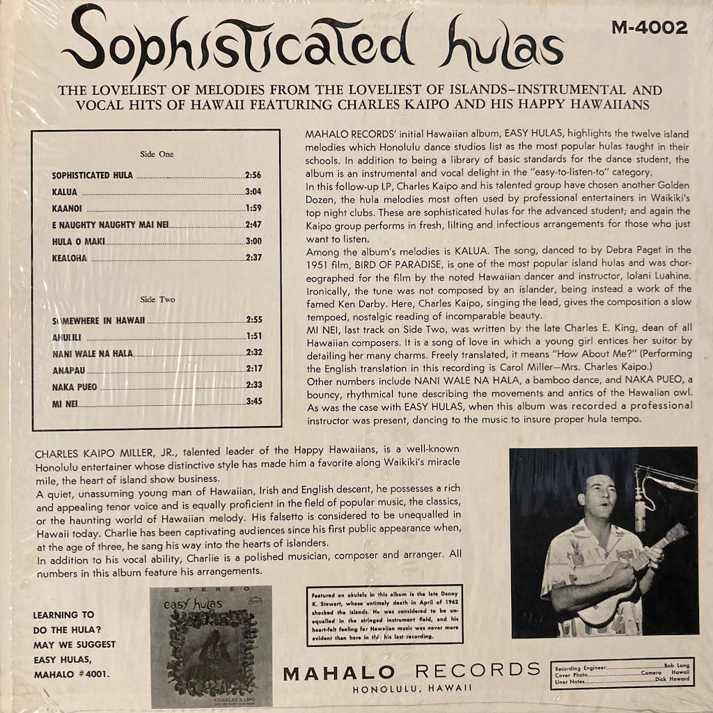 Charles Kaipo and His Happy Hawaiians - Sophisticated Hulas