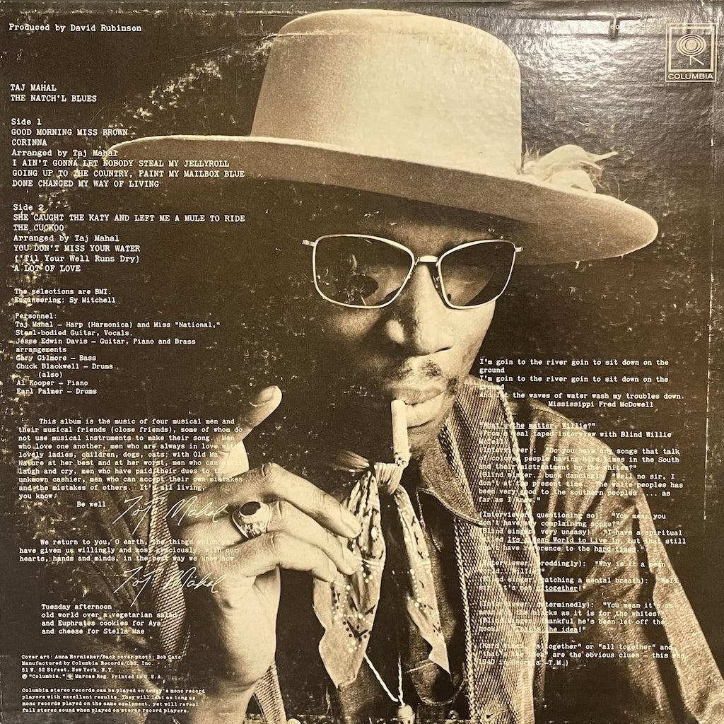 Taj Mahal - The Natch'l Blues