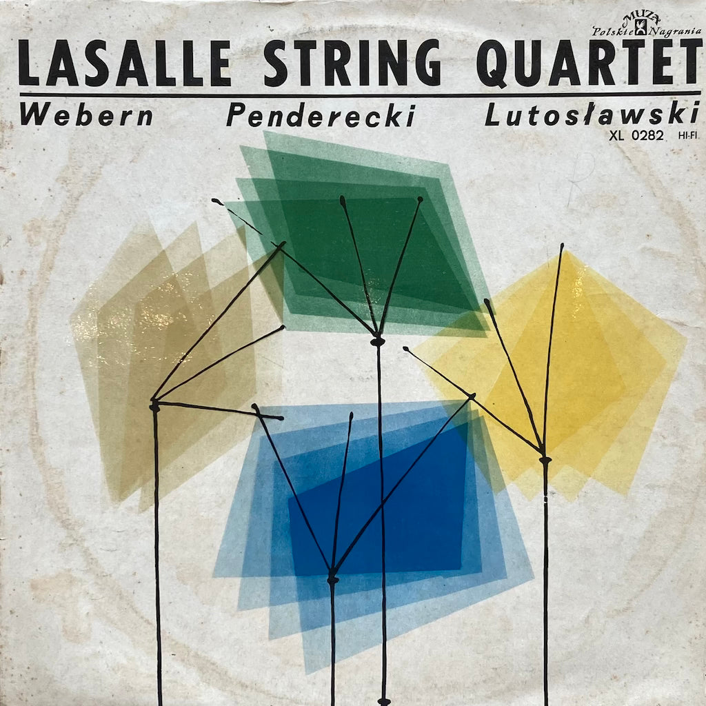 LaSalle String Quartet - Webern Penderecki Lutoslawski