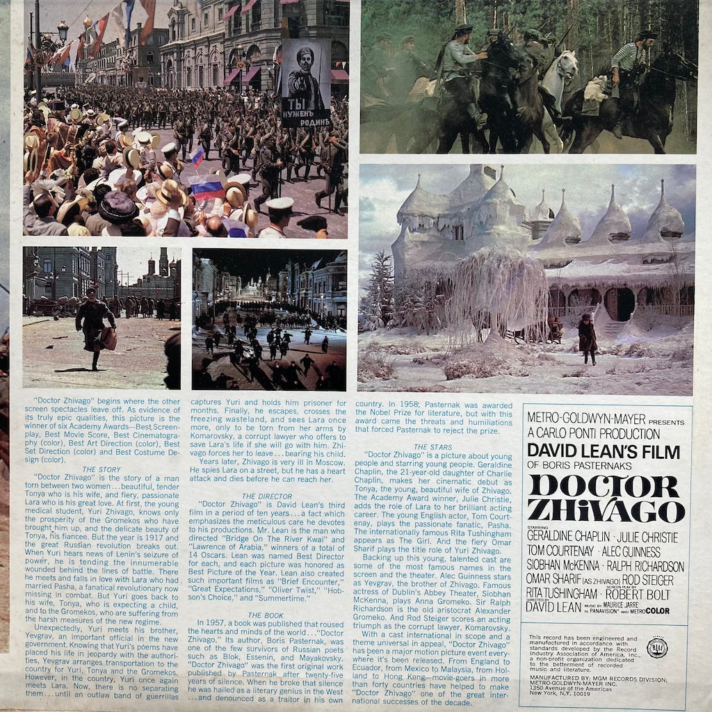 Doctor Zhivago The Original Sound Track Album