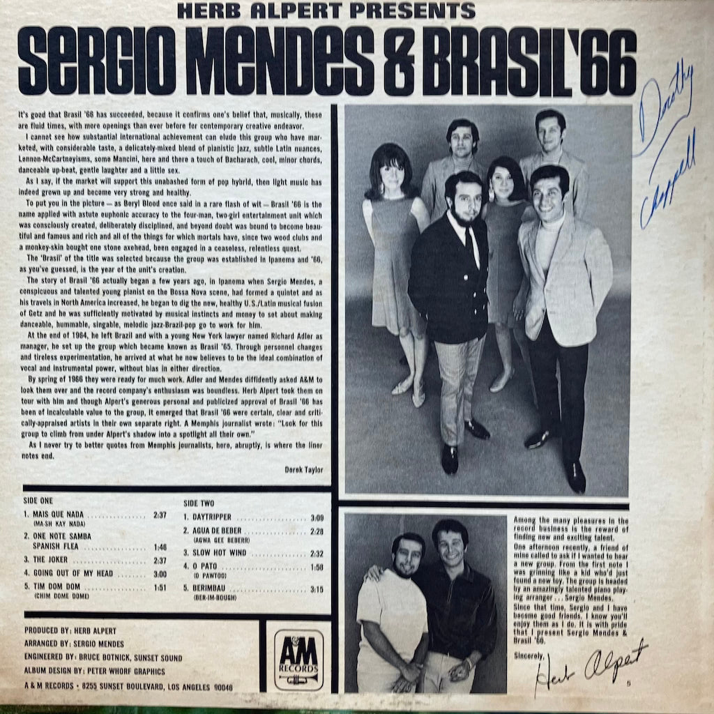Sergio Mendes & Brasil '66 - Herb Alpert Presents Sergio Mendes & Brasil '66