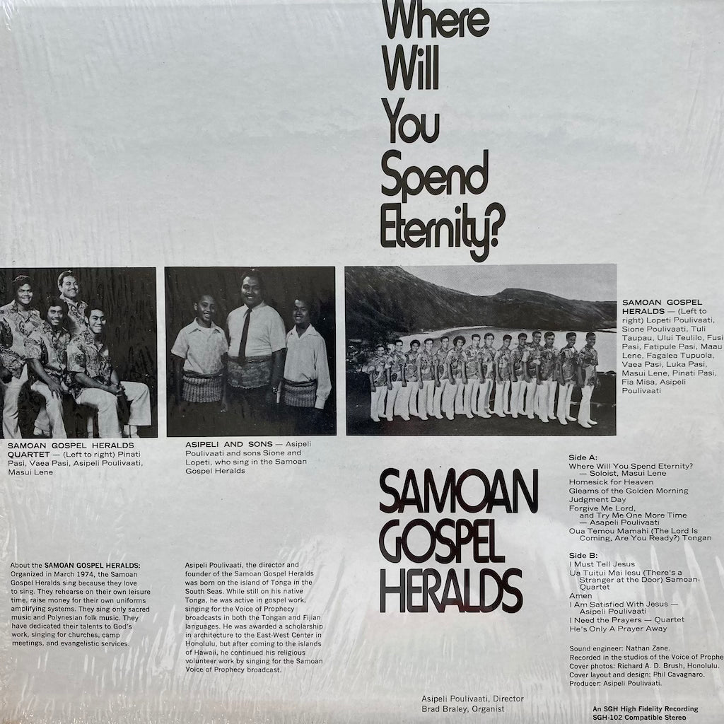 Samoan Gospel Heralds - Where Will You Spend Eternity?