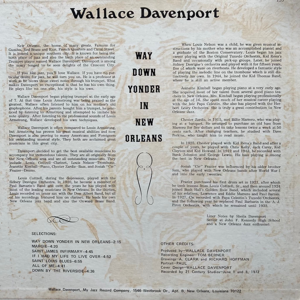 Wallace Davenport - Way Down Yonder in New Orleans