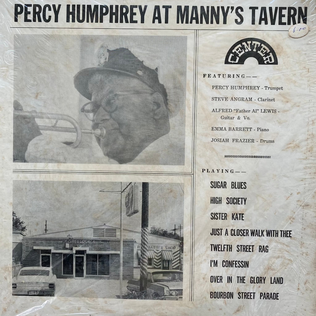 Percy Humphrey - Percy Humphrey at Manny's Tavern