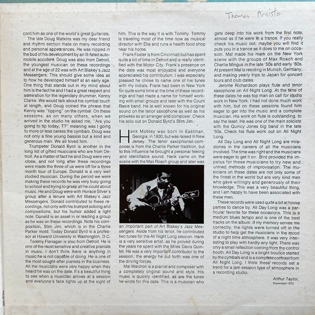 Kenny Burrell - All Day Long and All Night Long