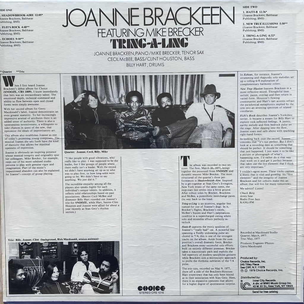 Joanne Brackeen Featuring Mike Brecker - Tring-A-Ling