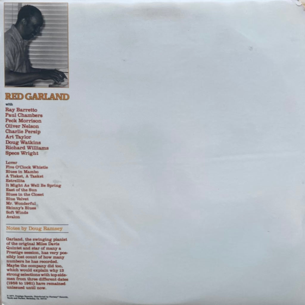 Red Garland - Rediscovered Masters