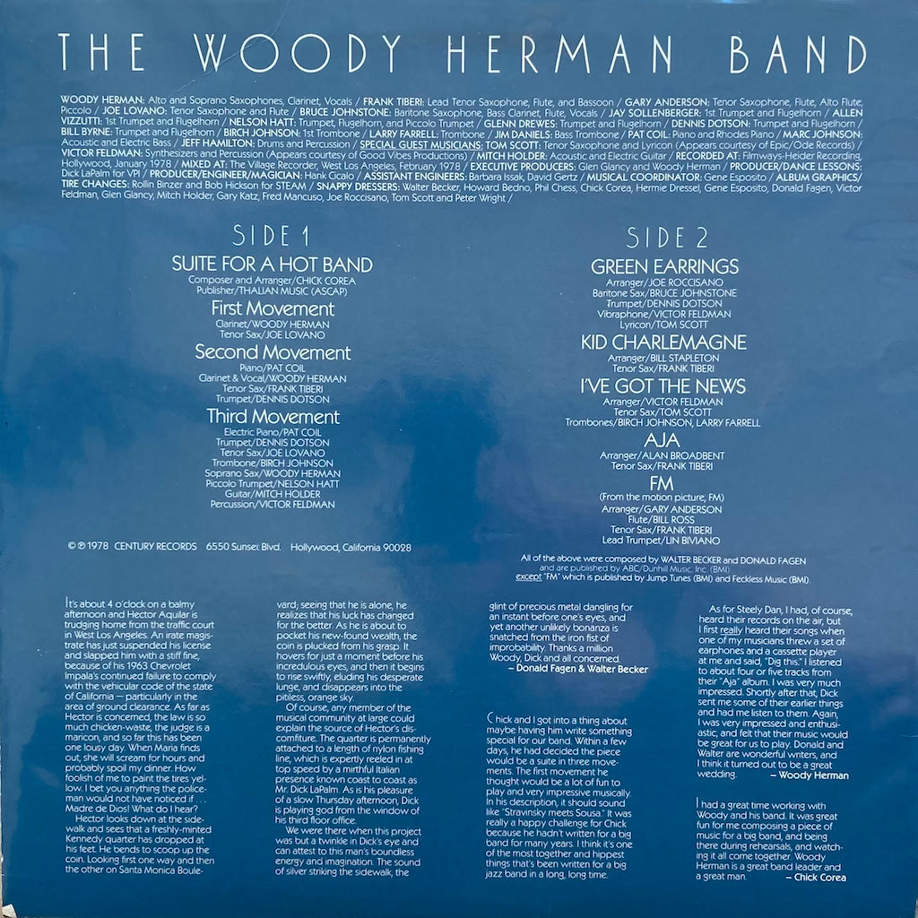 Chick, Donald, Walter & Woodrow - The Woody Herman Band