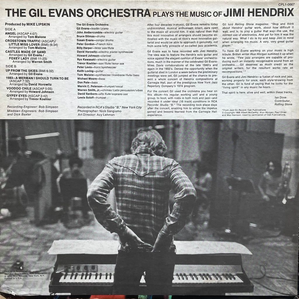 The Gil Evans Orchestra Plays the Music of Jimi Hendrix