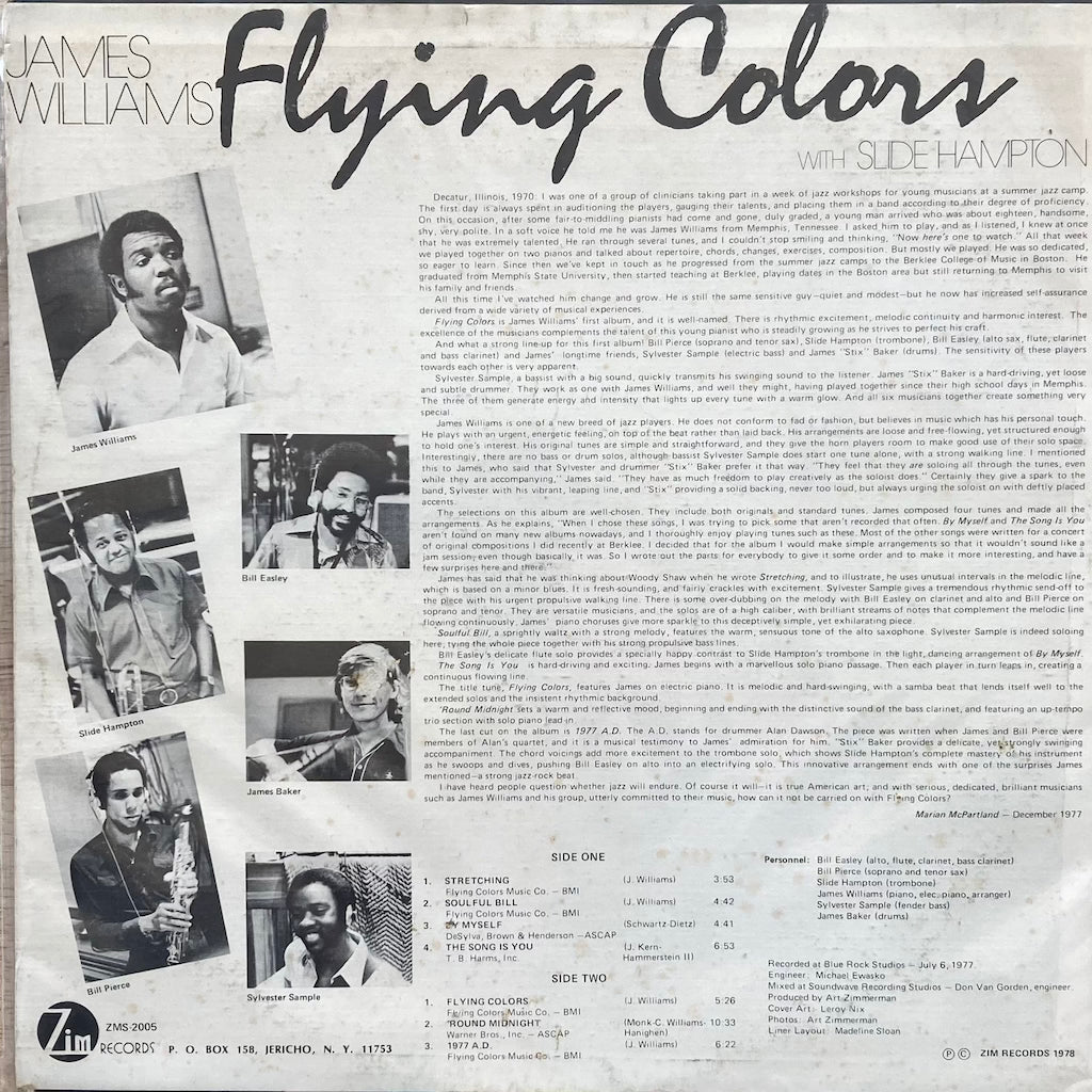 James Williams - Flying Colors