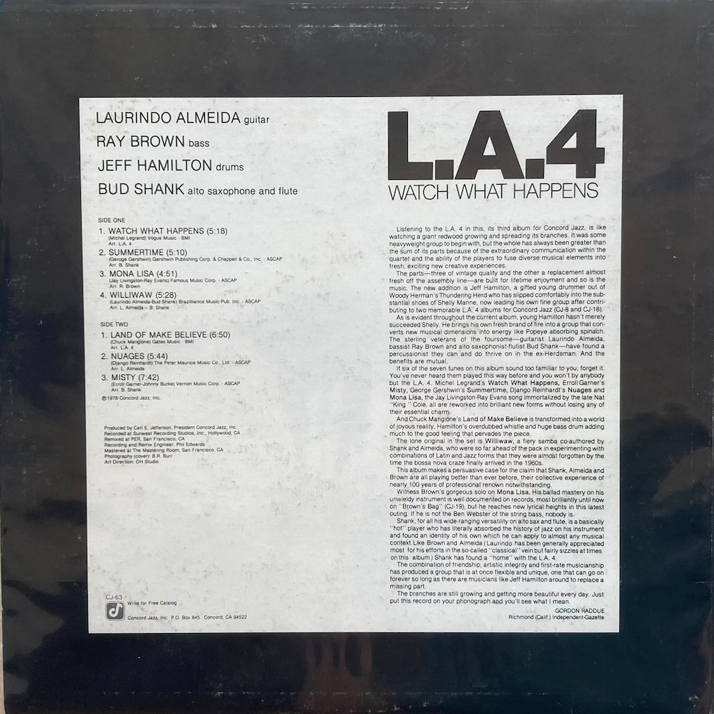 L.A.4 - Watch What Happens