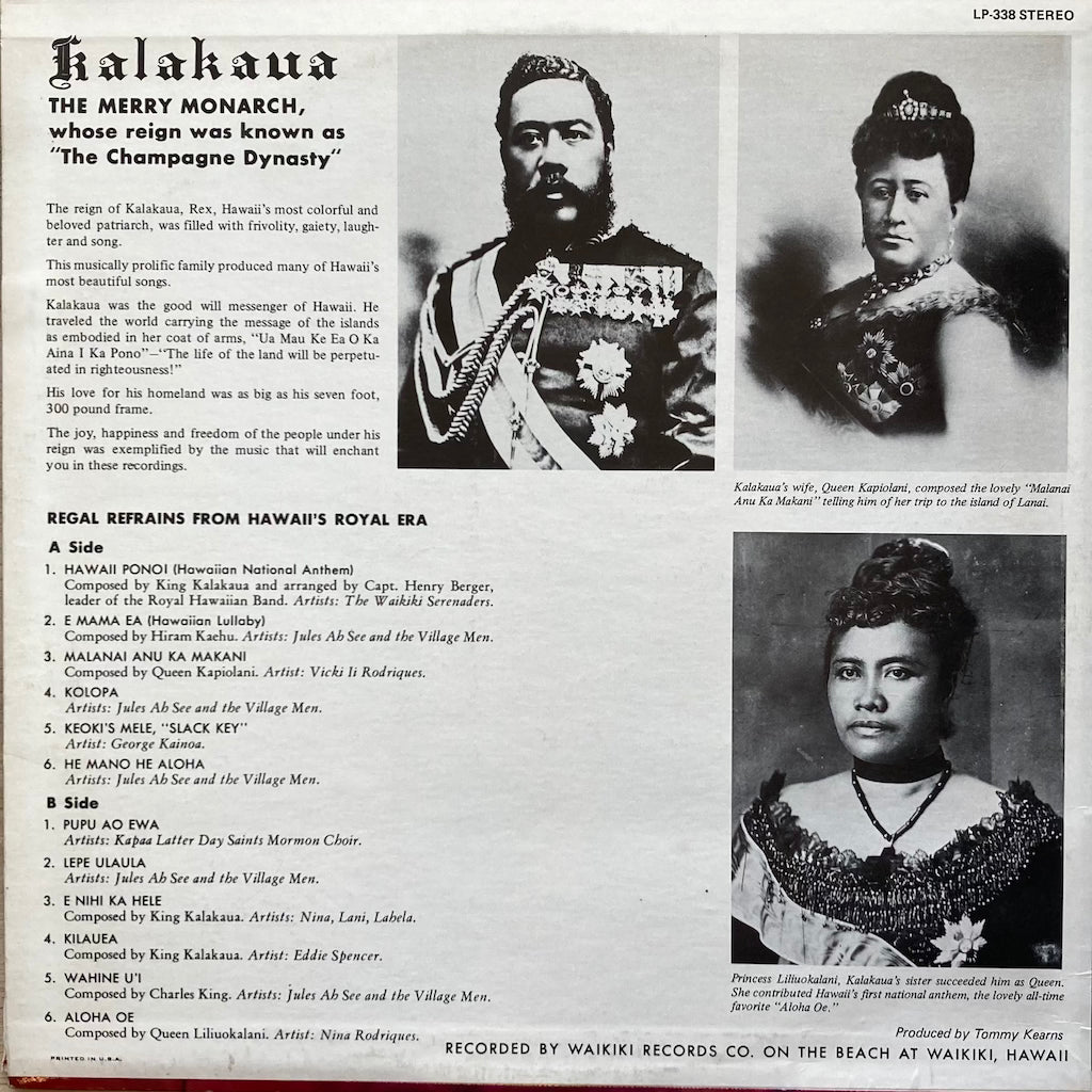 Various Artists - Kalakaua, Hawaii's Merry Monarch