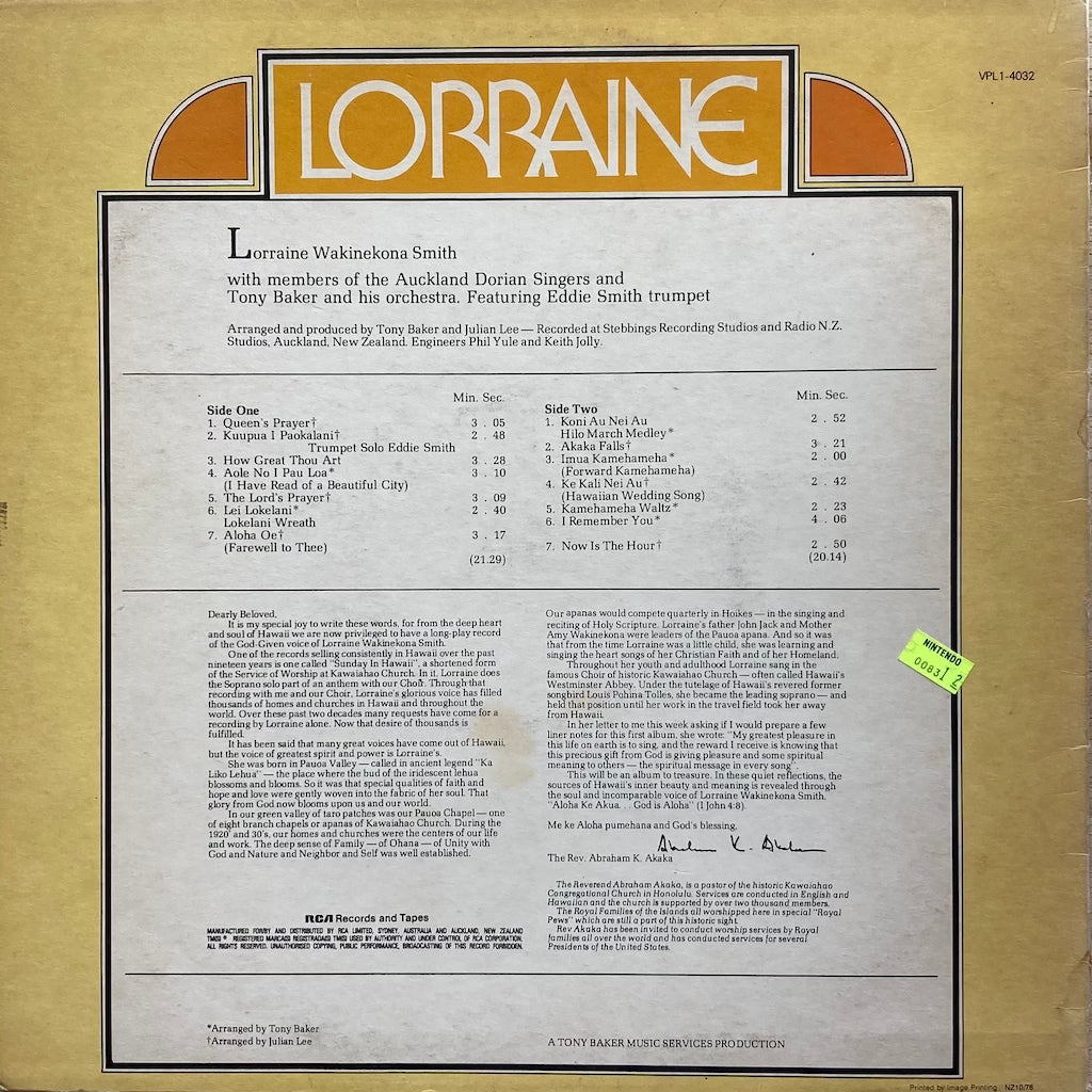 Lorraine - Lorraine