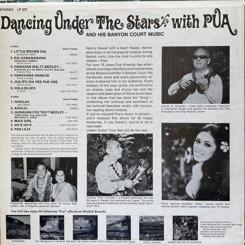 Pua and his Banyon Court Music - Dancing Under the Stars