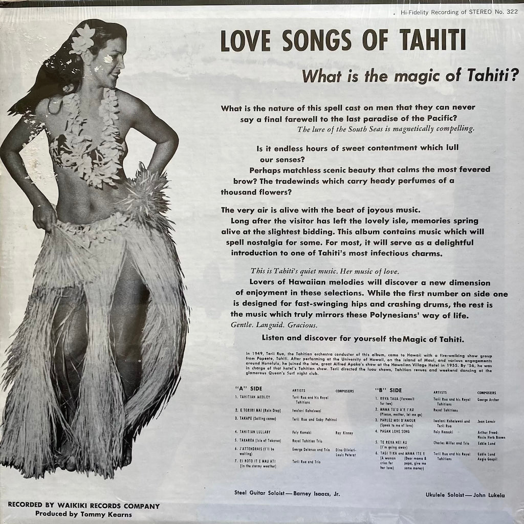 Various Artists - Love Songs of Tahiti