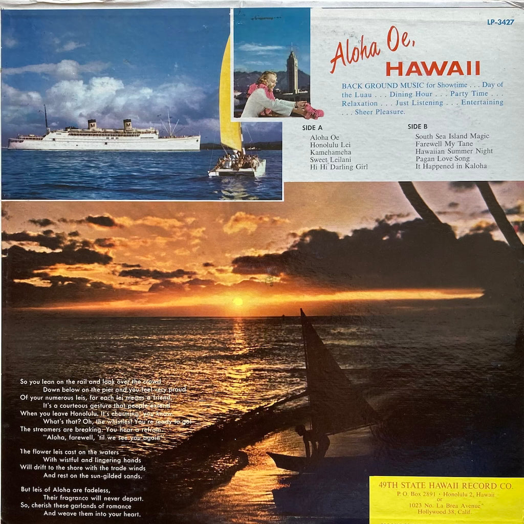 Various Artists - Aloha Oe, Hawaii