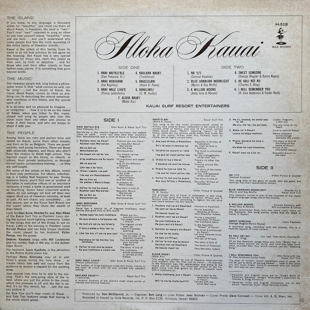 Various Artists - Aloha Kauai