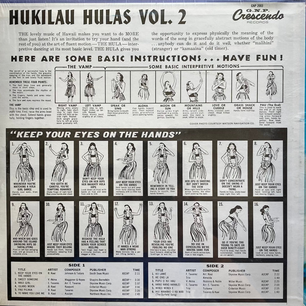 Various Artists - Hukilau Hulas Vol. 2