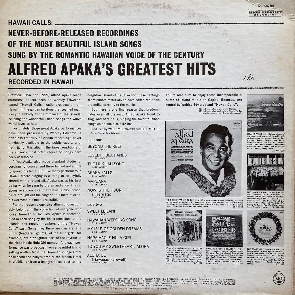 Alfred Apaka - Greatest Hits