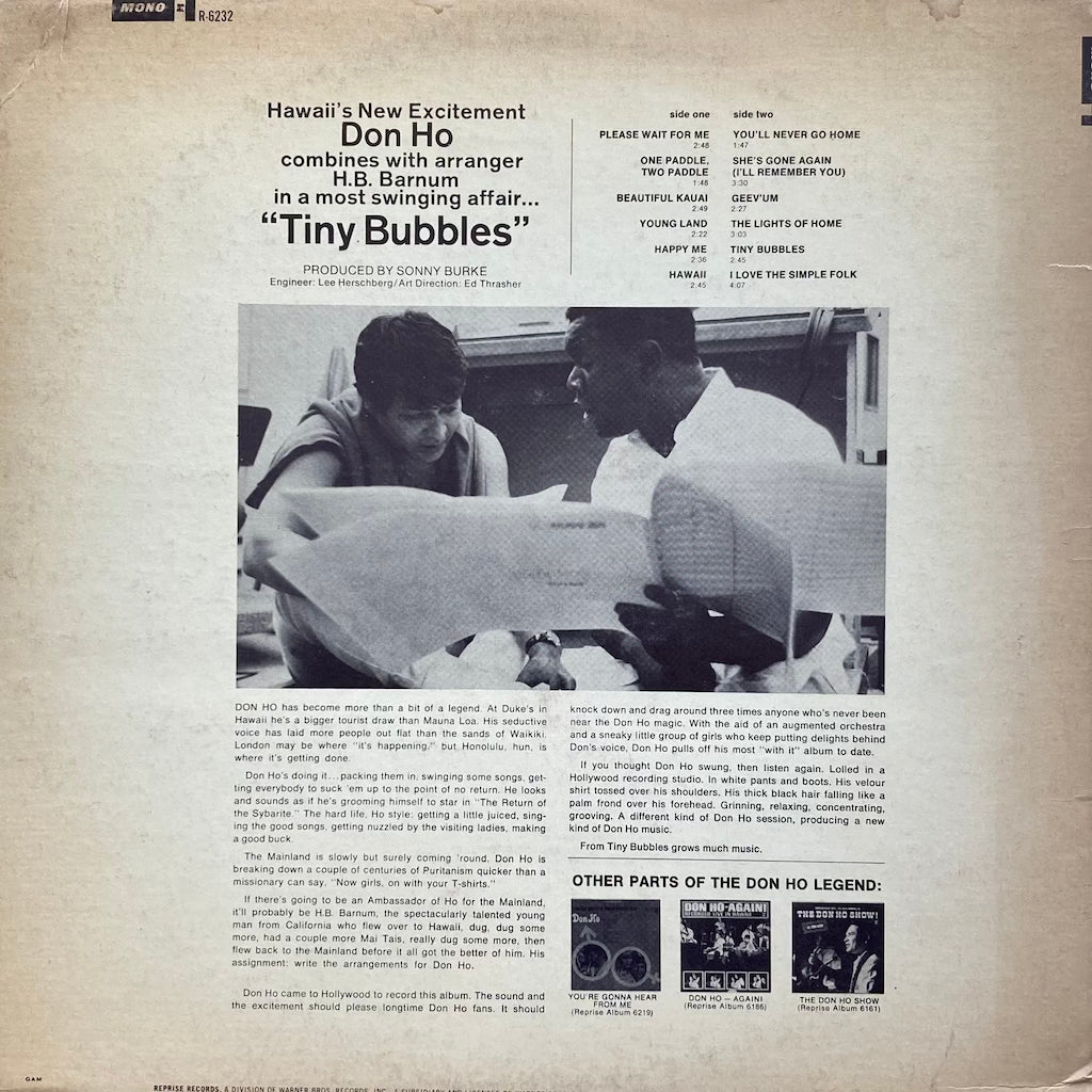 Don Ho - Tiny Bubbles