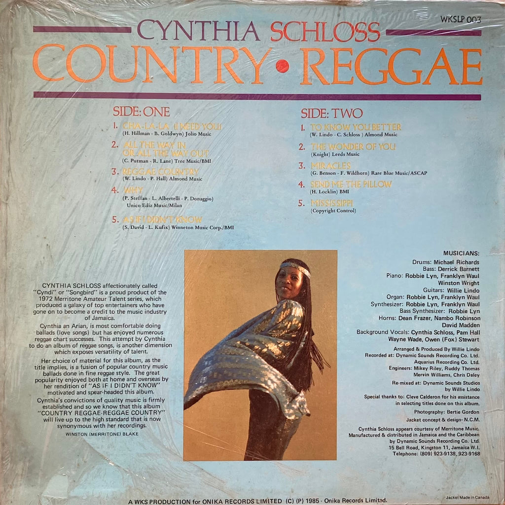 Cynthia Schloss - Country Reggae