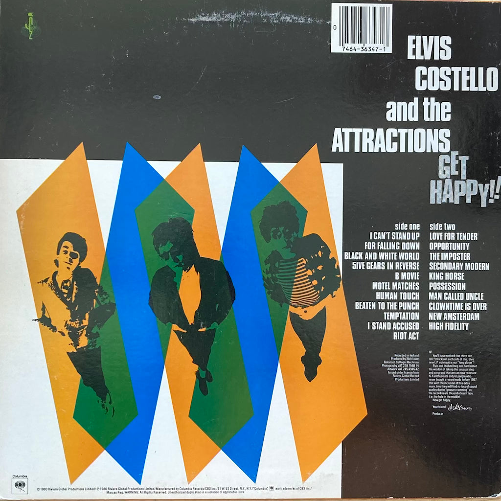 Elvis Costello and the Attractions - Get Happy !!