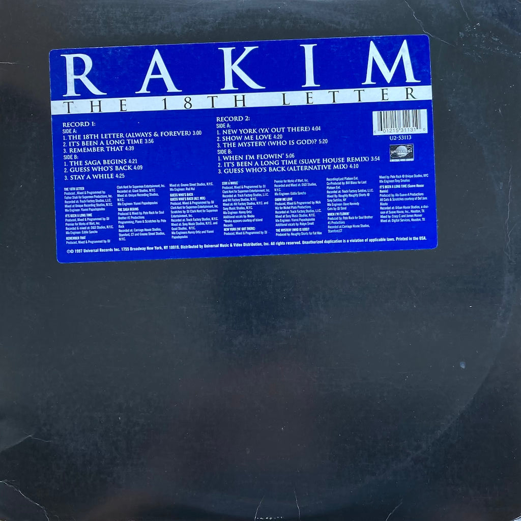 Rakim - The 18th Letter