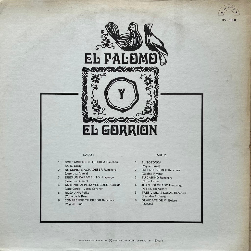 El Palomo Y El Gorrion - El Palomo Y El Gorrion