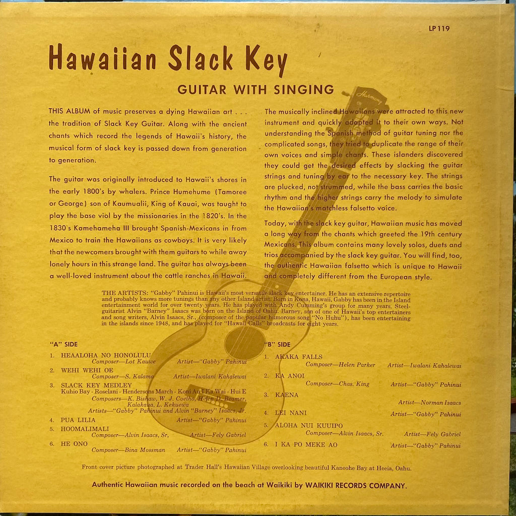 Various Artists - Hawaiian Slack Key Vol. I