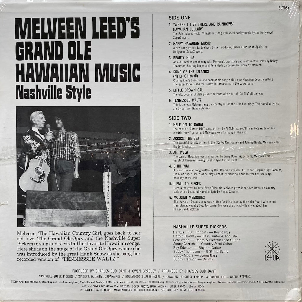 Melveen Leed's Grand Ole Hawaiian Music - Nashville Style