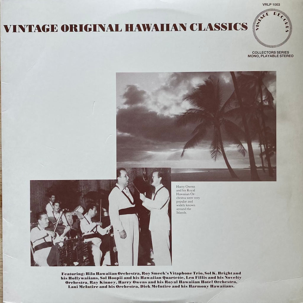 Various Artists - Vintage Original Hawaiian Classics