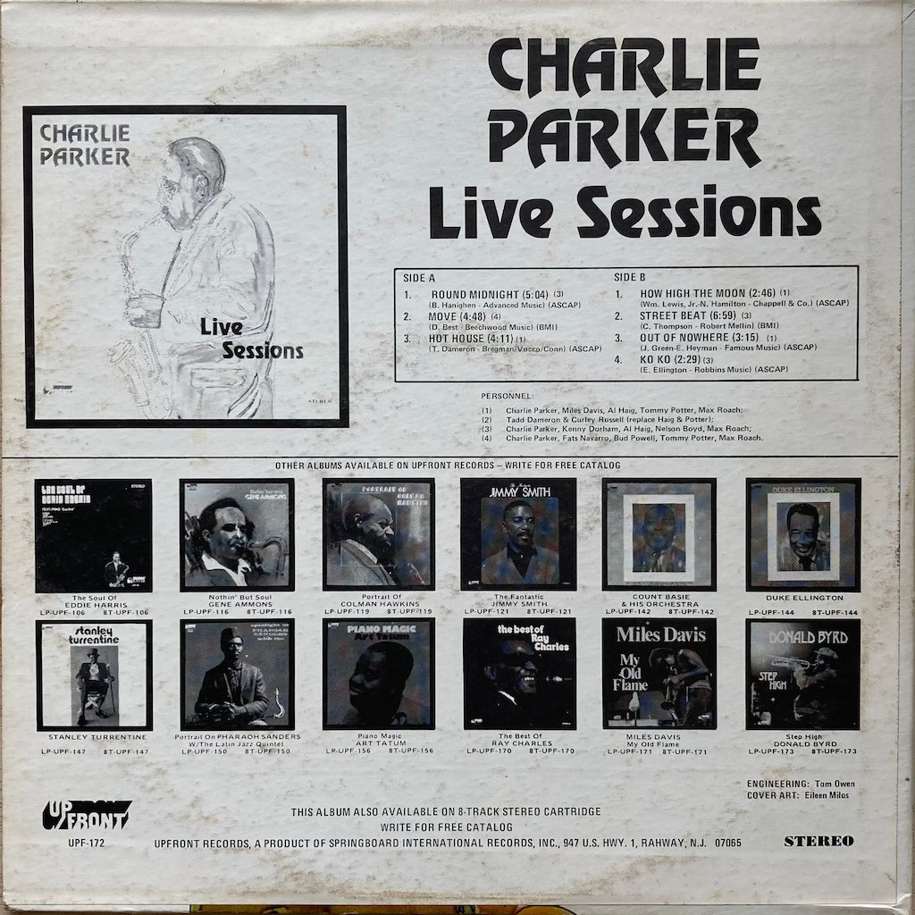 Charlie Parker - Live Sessions