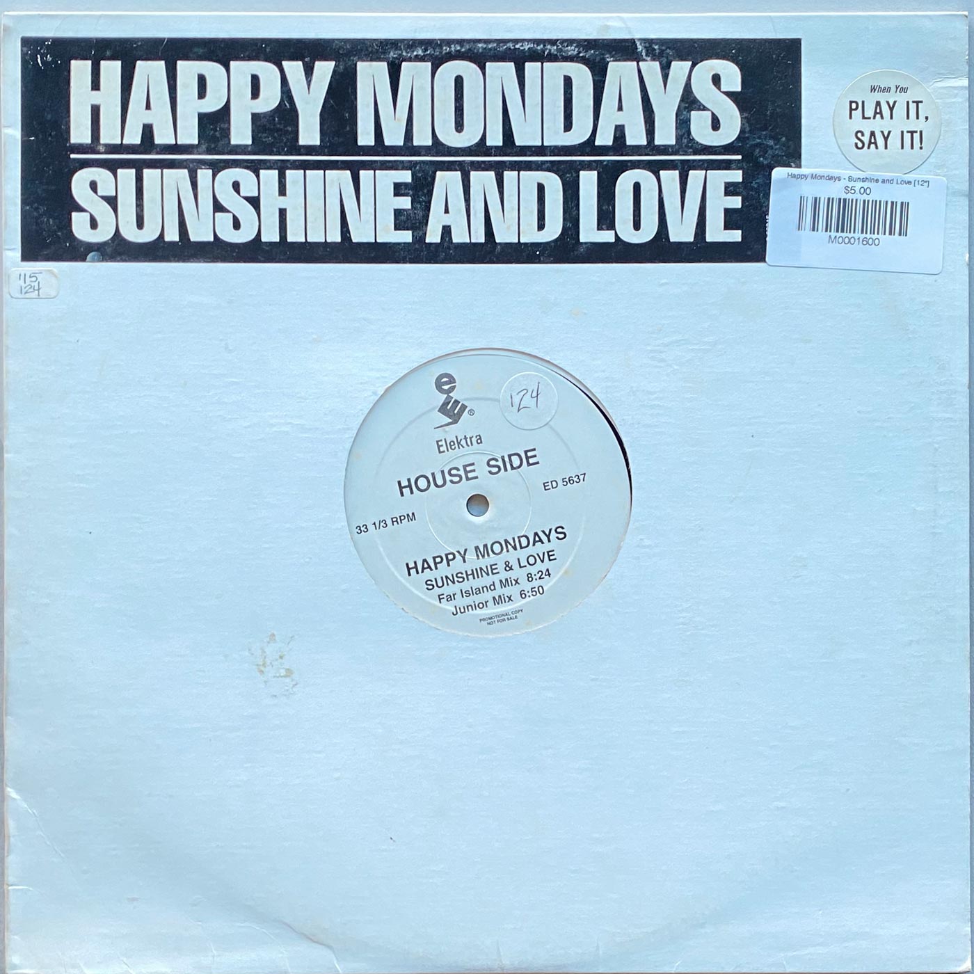 Happy Mondays - Sunshine and Love [12"]