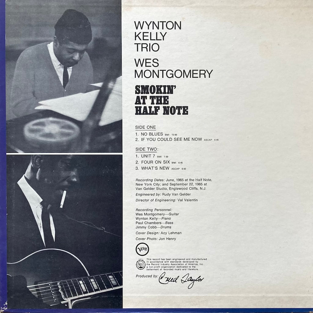 Wynton Kelly Trio/Wes Montgomery - Smokin' At The Half Note