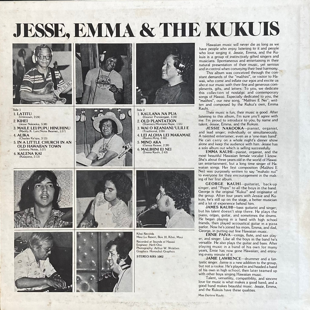 Jesse, Emma & The Kukuis - Jesse, Emma & The Kukuis