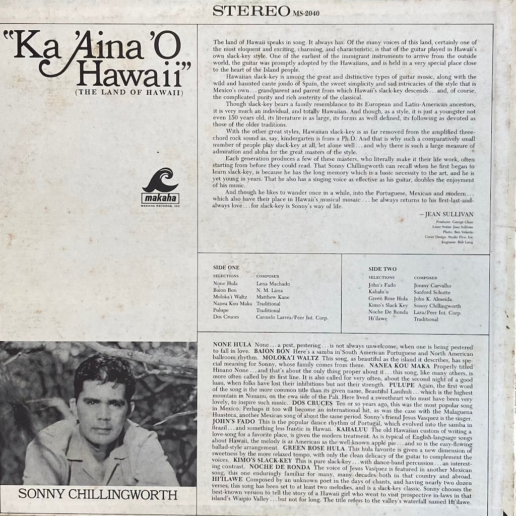 Sonny Chillingworth - Ka 'Aina 'O Hawaii