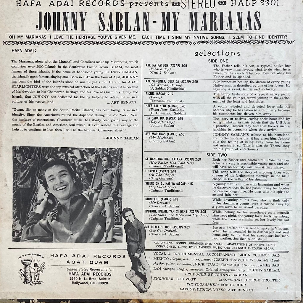 Johnny Sablan - My Marianas